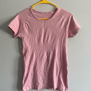 Lululemon Athletica Pink Short Sleeve Tee